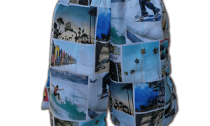 Surf Collage Boardies Swim Shorts