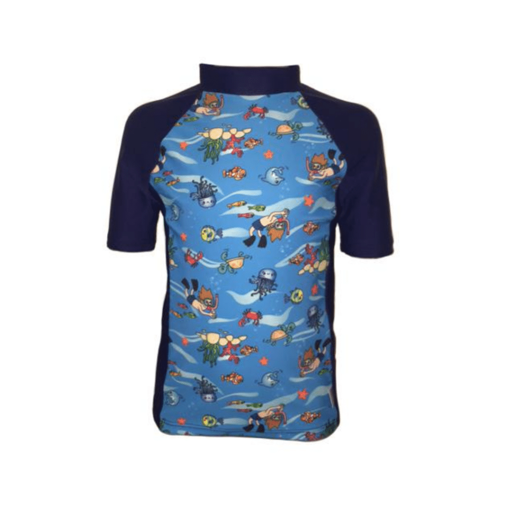 Boys UV Rash Vests Short Sleeves Second Skin| Just Jump