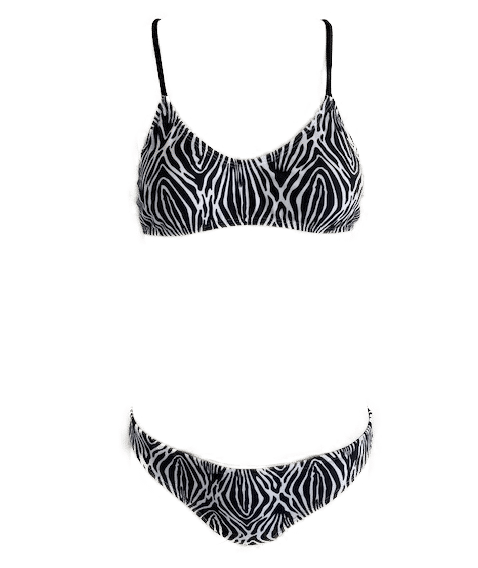 Zebra full bottom bikini South Africa