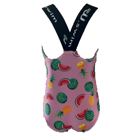 Girls x-back watermelon one piece swimsuit just jump