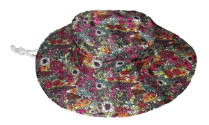 Floral Wide Brimmed Hat