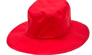 Red Wide Brimmed Hat