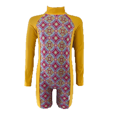 uv zip up suit for girls just jump