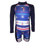 just jump uv long sleeved zip up swimsuit