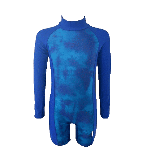 UV zip up swim suit