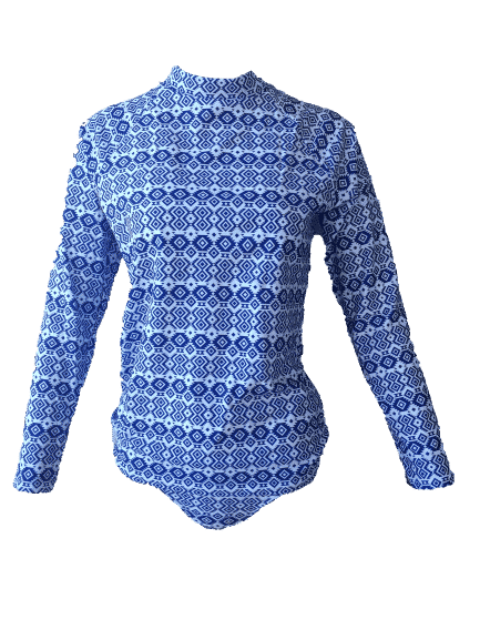 UV Long Sleeved Rash Vest Azrec print