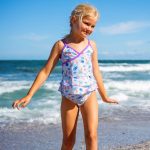 Girls Swimming Costume -Tankini Two Piece Swimsuits - Just Jump